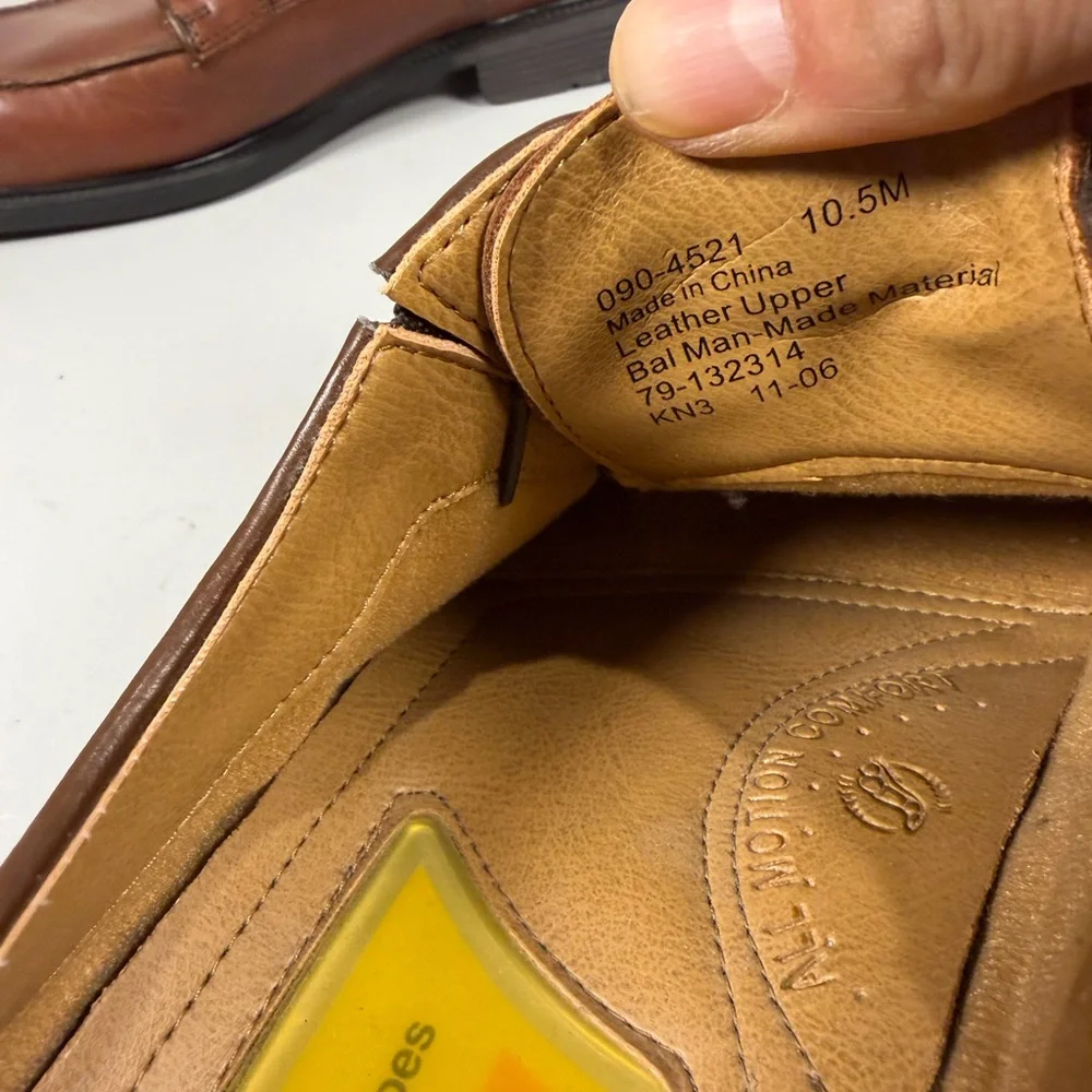 Dockers Brown Leather Lace-Up‎ Oxfords